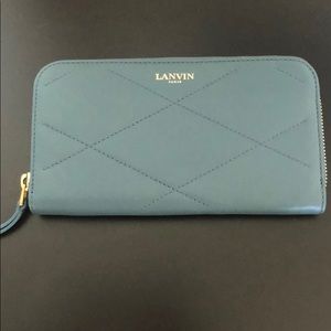 Lanvin Lamb Skin Wallet Zippy